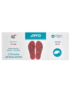 Аппликатор Ляпко «Стелька игольчатая», размер 40-43, 2 шт