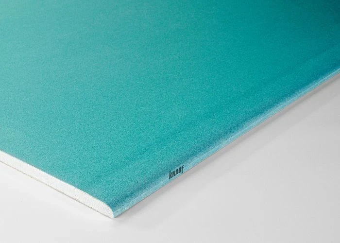 Фото для ГКЛВ 2500х1200х12,5мм влагостойкий (гипсокартон), Н1 Аквамарин