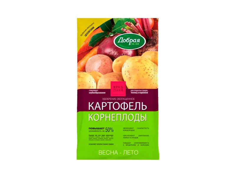 Удобрение Добрая сила Картофель-Корнеплоды 0.9 кг