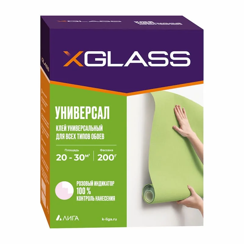 Универсальный клей X-Glass 200гр для всех типов обоев