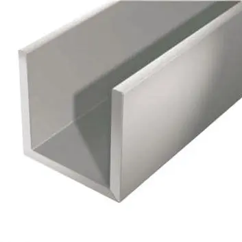 Швеллер алюминиевый 10х15х10х1 мм, 2 м, цвет серебро