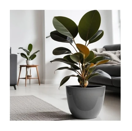 Фото для Горшок Сириус 16,5л серый муссон с вкладкой d30, h30см