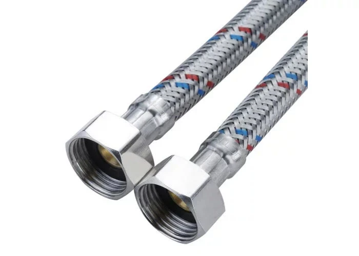 Фото для Гибкая подводка Гигант для воды в стальной оплётке, Г-Г 1/2" 60 см