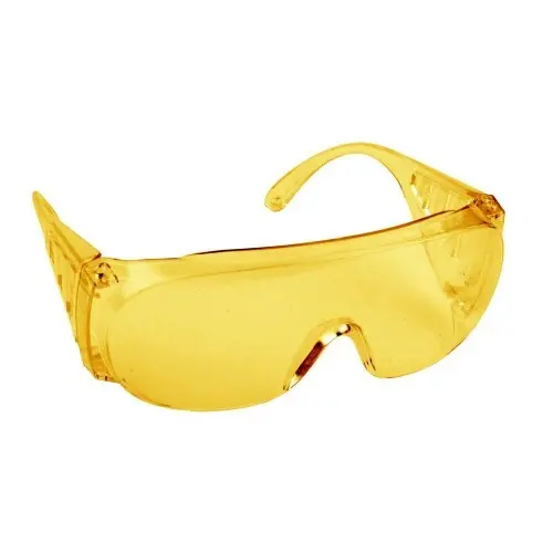 Очки DEXX защитные открытого типа, с боковой вентиляцией, желтые 11051