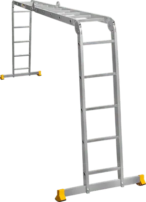 Лестница трансформер шарнирная 4х5 Алюмет Т455