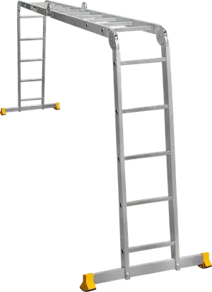 Лестница трансформер шарнирная 4х5 Алюмет Т455
