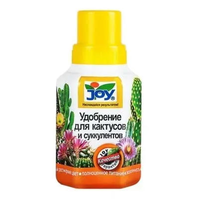 Жидкое удобрение "Для кактусов и суккулентов" JOY 0,25л