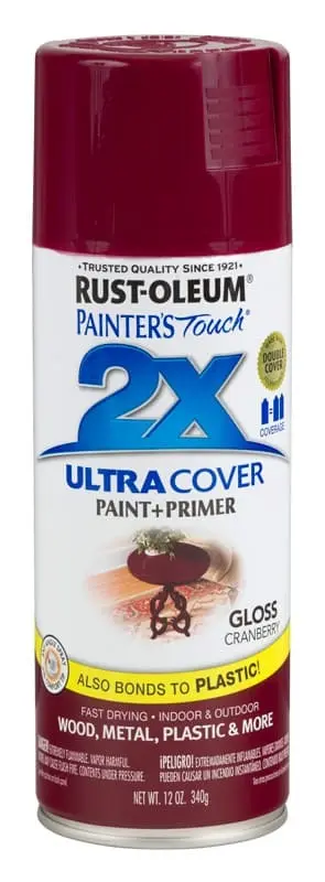 Краска Painter’s Touch Ultra Cover 2X универсальная глянцевая, клюква, 340 гр