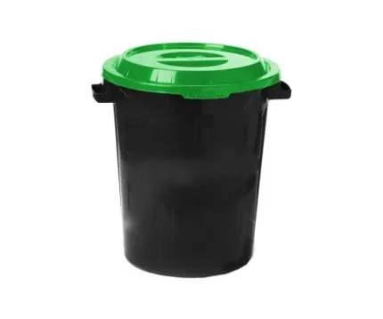 Бак для мусора пластиковый с крышкой Idea М2394 , 90 л