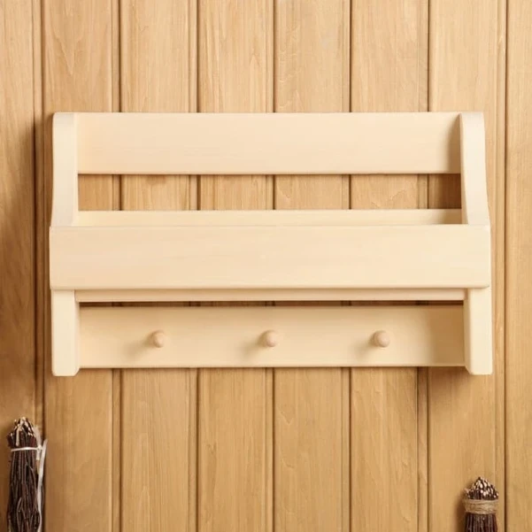 Фото для Полка-вешалка "Универсальная", 3 крючка, 50х30х12 см