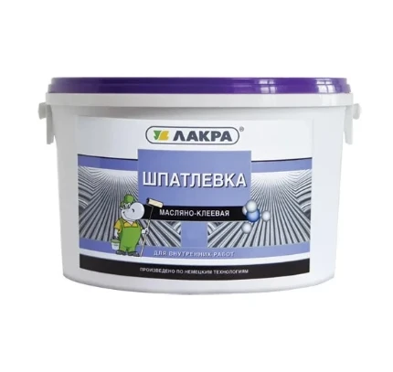 Фото для Шпатлевка Лакра масляно-клеевая 1,5кг