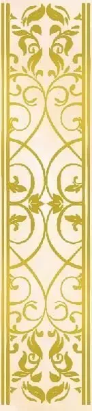 Бордюр Андорра Лория 39,8х9 желтый 1502-0552
