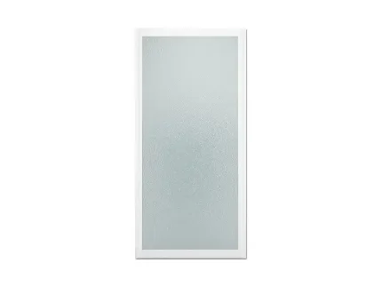 Фото для Душевая ширма Торцевая на ванну 700х1400 мм. матовое стекло, белое