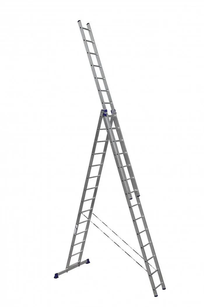 Лестница-стремянка трехсекционная 3х14 Алюмет 5314