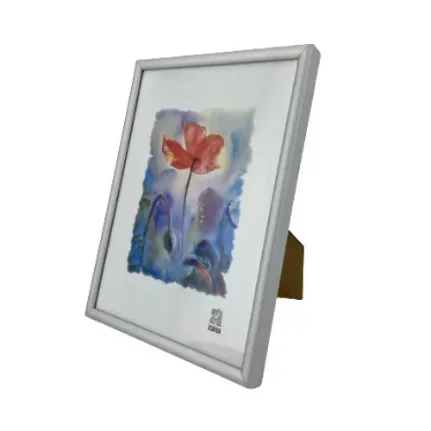 Фото для Фоторамка универсальная 10х15, алюминиевая с подставкой