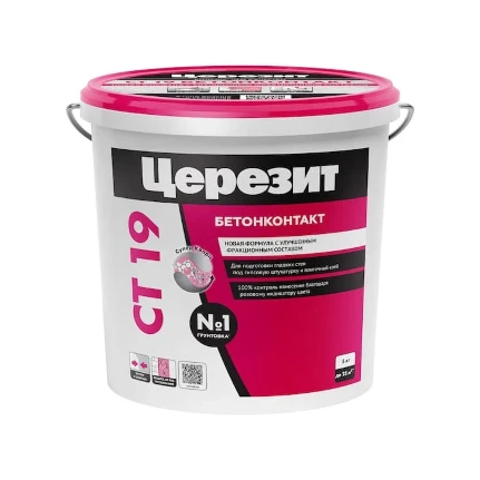 Фото для Грунтовка CERESIT Бетонконтакт CT19 5 кг