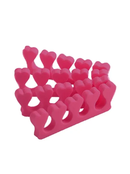 Фото для Разделитель для пальцев, ярко-розовый, 25 штук в упаковке