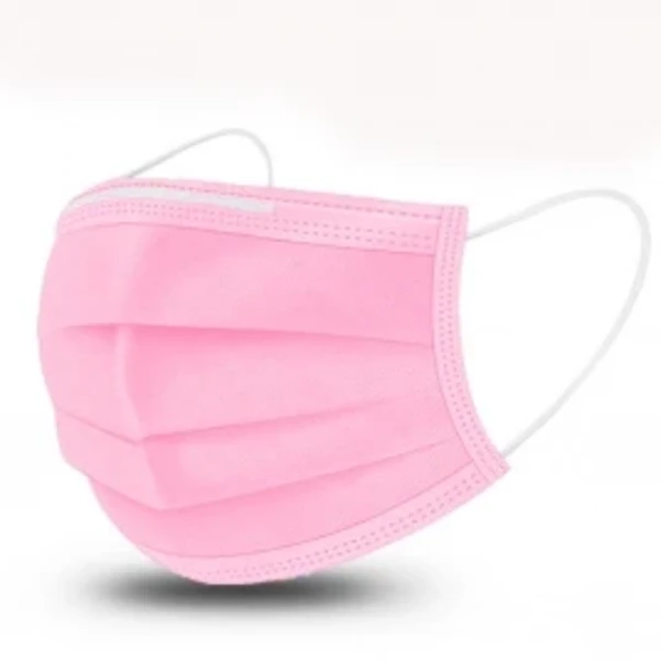 Маска одноразовая 3-х слойная, 50 шт