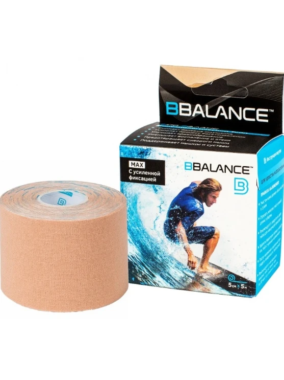 
Тейп для тела BBTape МАХ 5 см × 5 м, хлопок