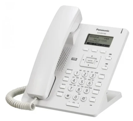Фото для Телефон IP Panasonic KX-HDV100RU белый проводной, SIP, VoIP, конференц-связь, дисплей