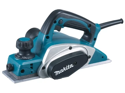 Фото для Рубанок Makita KP0800 620Вт, 17000об/мин, строгание глубина-2,5мм, ширина-82мм, выборка четверти до 9мм, литой алюминиевый корпу