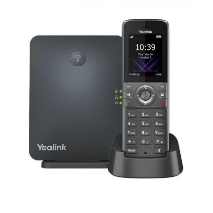 Фото для Телефон IP Yealink W73P (база W70B+трубка W73H) до 10 SIP-аккаунтов, до 10 трубок на базу, до 20 одновременных