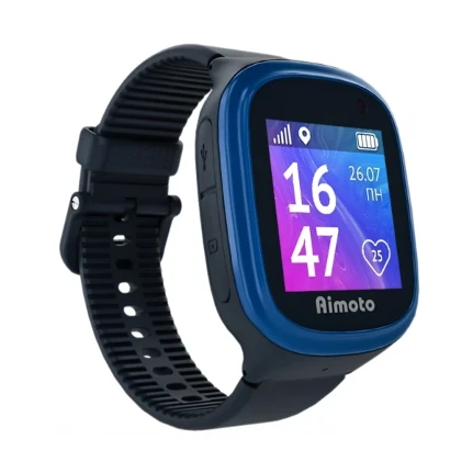 Фото для Умные часы AIMOTO START 2 BLACK 9900202 KNOPKA 2G, корпус - черный, ремешок - черный, Android 5.1 и выше, iOS 8 и вышe, камера, 
