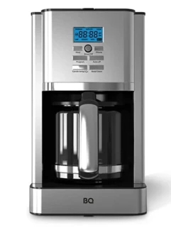 Фото для Кофеварка BQ CM1004 капельная; мощность \x3A 1000 Вт; объем резервуара для воды \x3A 1.8 л; объем готового кофе \x3A 12 чашек; т