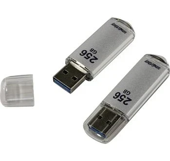Фото для Флеш диск 256GB USB 3.0 Smartbuy V-Cut Silver (SB256GBVC-S3)