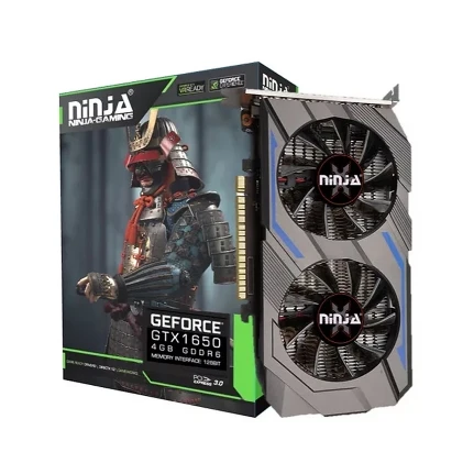 Фото для Видеокарта PCI-E 4Gb GeForce Ninja (Sinotex) GTX1650 NK165DF46F PCIE (896SP) 4G 128BIT GDDR6 (DVI/HDMI/DP)