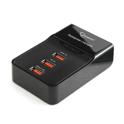 Фото для Зарядное устройство сетевое 3хUSB Cablexpert MP3A-PC-01 100/220V - 5V USB 3A
