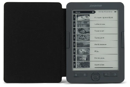 Фото для Электронная книга Digma X1 6" E-ink HD Pearl 1024x758 Touch Screen 600MHz/4Gb/microSDHC/frontlight т X1G