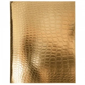 Фото для ТЕТРАДЬ 96Л КЛЕТКА "HATBER. БУМВИНИЛ" METALLIC ЗОЛОТО