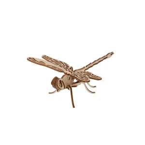 Фото для КОНСТРУКТОР ДЕРЕВЯННЫЙ REZARK ЖИВАЯ ПРИРОДА (NIZ-01, Стрекоза)