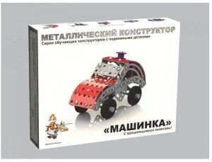 Фото для КОНСТРУКТОР МЕТАЛЛИЧЕСКИЙ "МАШИНКА" С ПОДВИЖНЫМИ ДЕТАЛЯМИ