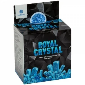 Фото для НАБОР Д ТВОРЧЕСТВА INTELLECTICO ВЫРАЩИВАНИЕ КРИСТАЛЛОВ ROYAL CRYSTAL (517, Голубой)