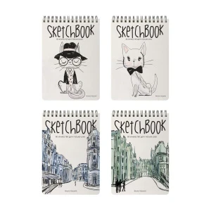 Фото для СКЕТЧБУК НА ГРЕБНЕ А5+ 80 Л 160Г/М2 "BRUNO VISCONTI" АССОРТИ ОФСЕТНАЯ БУМАГА