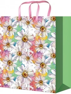 Фото для ПАКЕТ ПОДАРОЧНЫЙ 18*23*10СМ "РОМАШКИ"