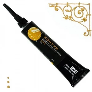 Фото для КРАСКИ ВИТРАЖ TAIR КОНТУР 20МЛ ЗОЛОТО