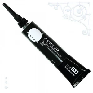 Фото для КРАСКИ ВИТРАЖ TAIR КОНТУР 20МЛ БЕЛЫЙ