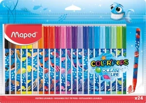 Фото для ФЛОМАСТЕPЫ "MAPED" 24ЦВ COLOR'PEPS OCEAN LIFE