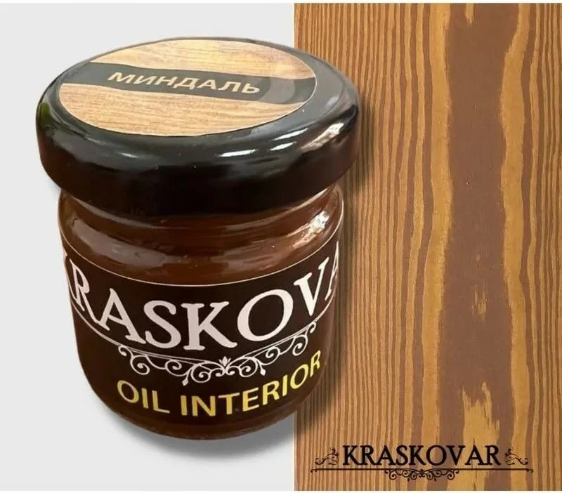 Масло для интерьера Kraskovar Deco Oil Interior Миндаль 40 мл