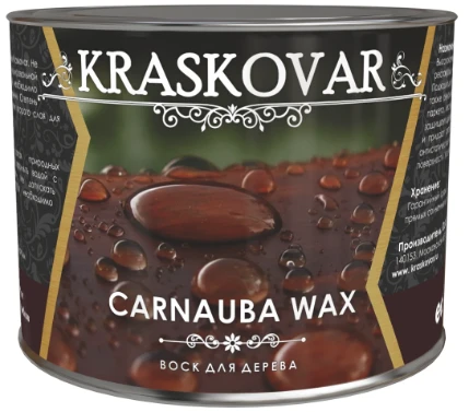 Фото для Воск Kraskovar Carnauba Wax для дерева 0,5л