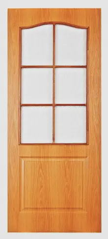 Дверь ламинированная миланский орех ДО 80 см