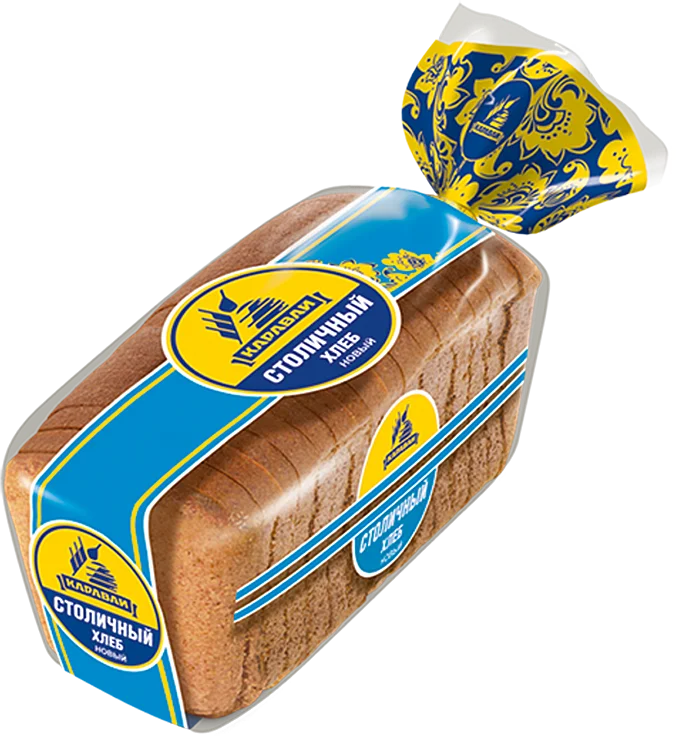 Хлеб Столичный 550гр Царь-каравай*16