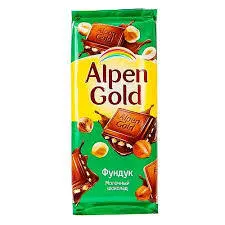 Шоколад Альпен Гольд 85гр фундук*21