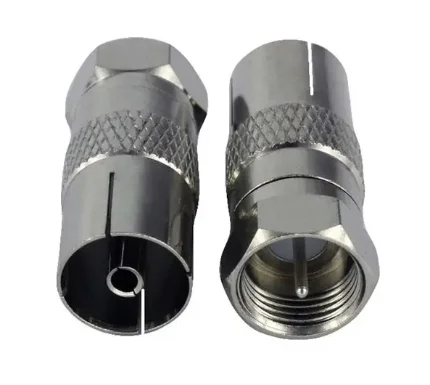 Фото для Переходник TV-гнездо - F-штекер прямой