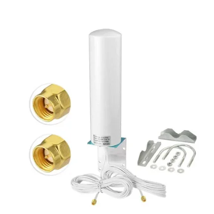 Фото для Антенна Орбита OT-GSM24 MIMO (698-2700MHz) усил. 10-12dBi, 2xSMA-male, внешняя, всенаправленная, кабель 5м