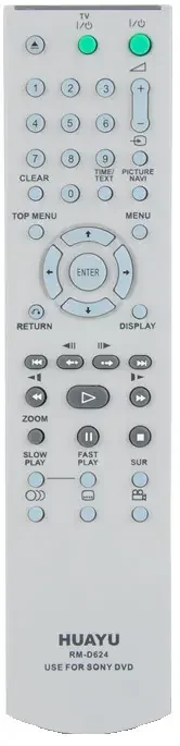 Фото для Пульт Sony HUAYU RM-D624 (RM-D175P)