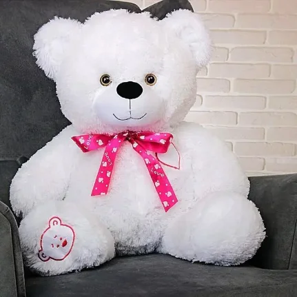 Фото для Мягкая игрушка "Медведь Тимка" белый, 85 см